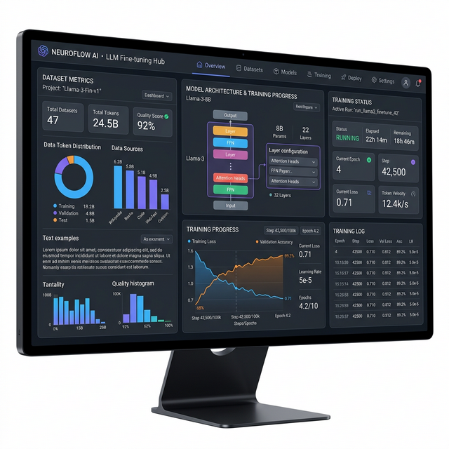 Large Language Model Fine-tuning Platform